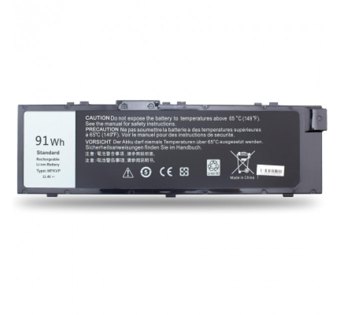 Акумулятор до ноутбука Dell Precision 7510 MFKVP, 7950mAh (91Wh), 6cell, 11.4V, Li-ion AlSoft (A71028)
