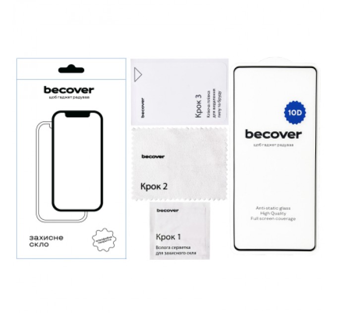 BeCover Скло захисне BeCover Infinix Note 40 (X6853) 10D Black (712331)