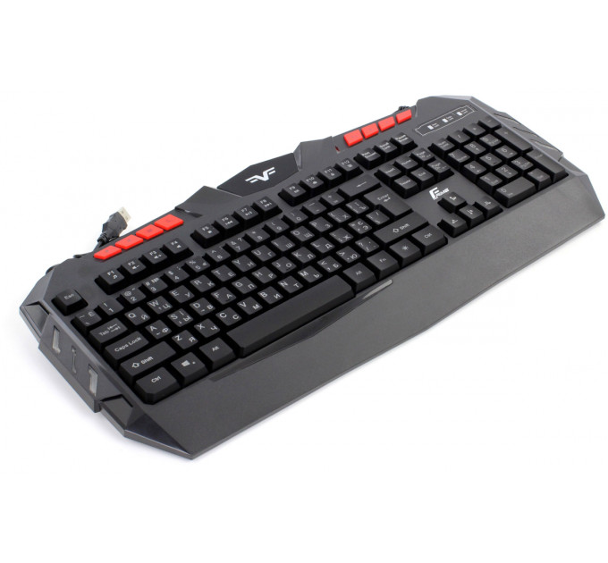 Клавіатура Frime Dragonfly Ukr Black  (FLK18300)