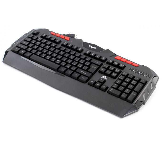 Клавіатура Frime Dragonfly Ukr Black  (FLK18300)