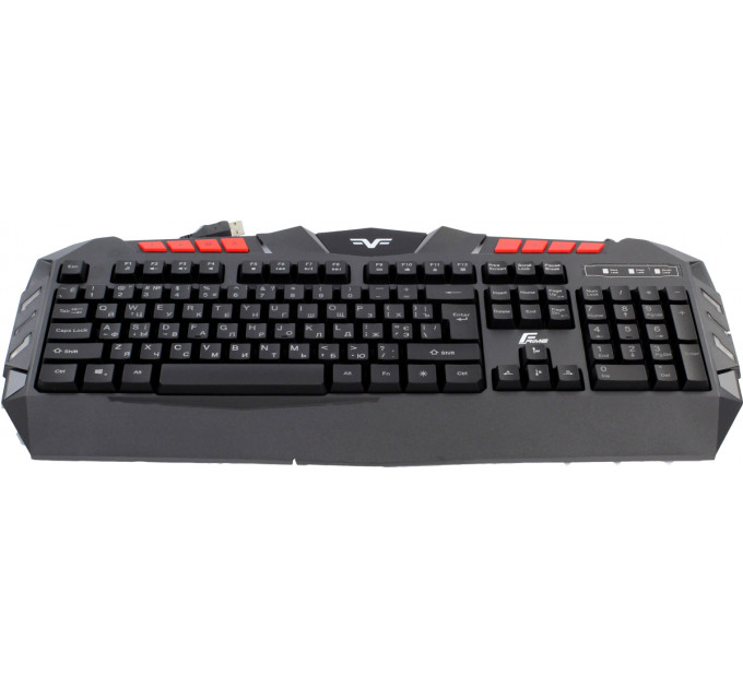 Клавіатура Frime Dragonfly Ukr Black  (FLK18300)