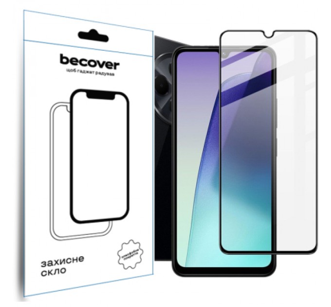 BeCover Скло захисне BeCover Xiaomi Redmi 14C 4G / Poco C75 Black (712320)