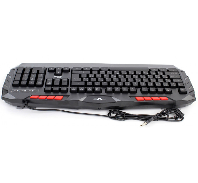 Клавіатура Frime Dragonfly Ukr Black  (FLK18300)