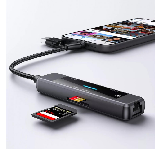 Концентратор USB-C XoKo AC-350