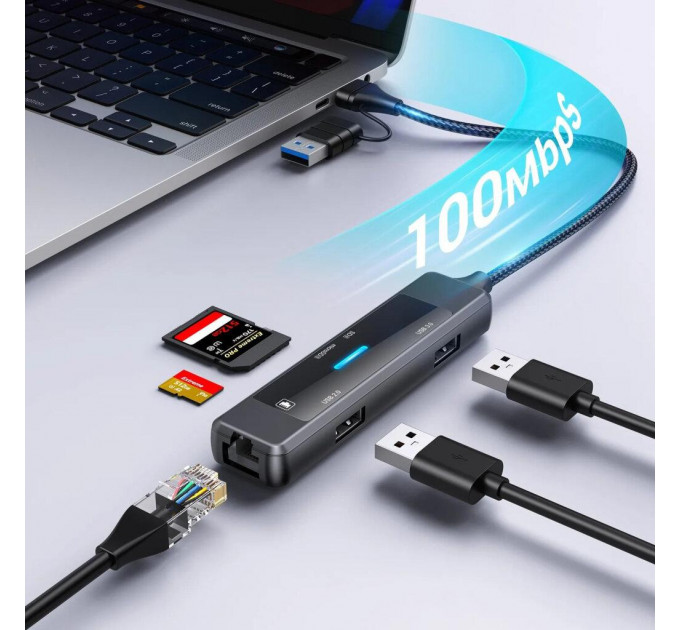 Концентратор USB-C XoKo AC-350