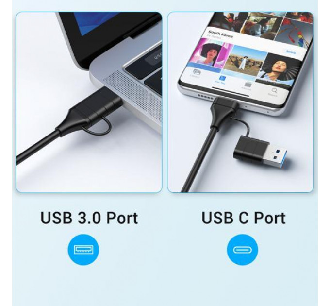 Концентратор USB-C XoKo AC-350