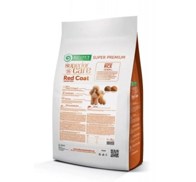 Сухий корм для собак Nature's Protection Superior Care Red Coat Grain Free Small Breeds Salmon 1.5 кг (NPSC47230)