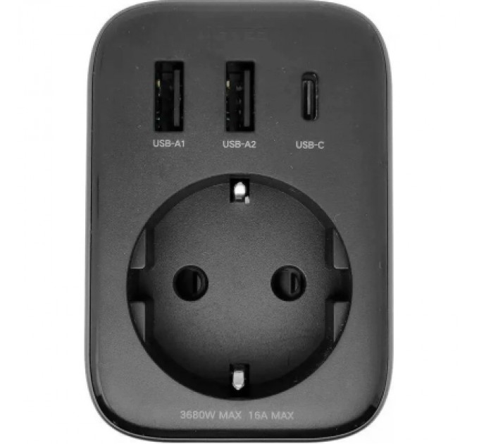 Зарядний пристрій Ugreen 3xUSB 30W Outlet Extender (2хUSB-A+USB-C) CD314 (90613)