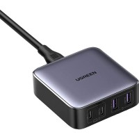 Зарядний пристрій Ugreen 4xUSB 65W (2хUSB-C+2xUSB-A) Gan CD327 (90747)