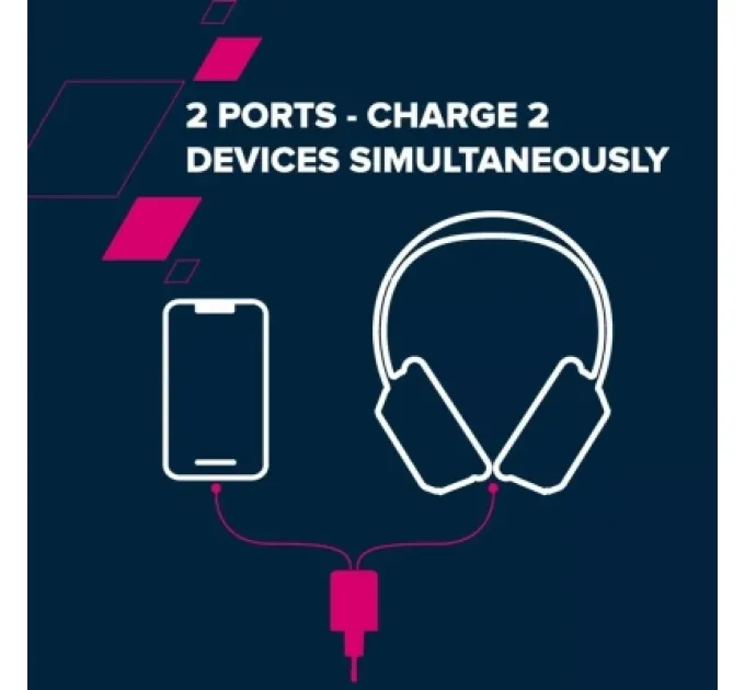 Canyon Зарядний пристрій Canyon CU35CC GaN 35W 2xPD EU White (CNS-CUW35CC)