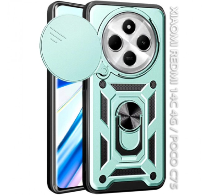 BeCover Чохол до мобільного телефона BeCover Military Xiaomi Redmi 14C 4G / Poco C75 Dark Green (712491)