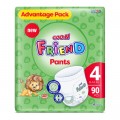 GOO.N Підгузки GOO.N Friend Трусики 9-14 кг Розмір 4 90 шт (F1010117-004)