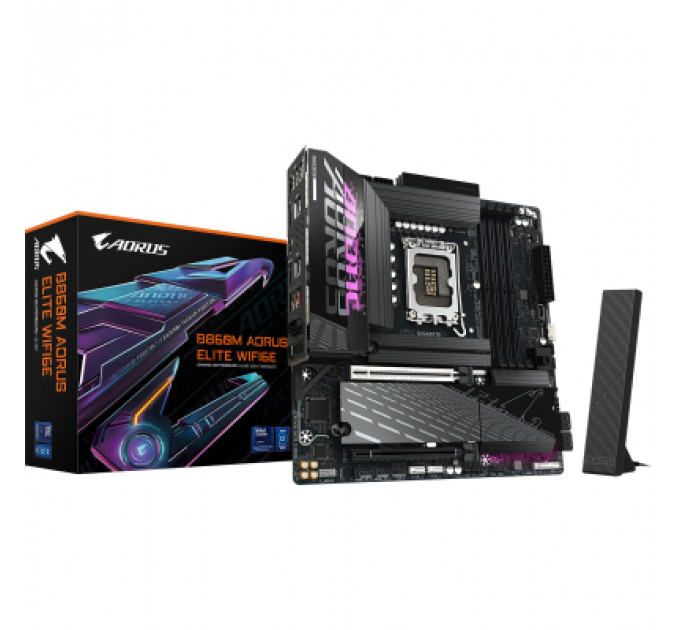 Материнська плата GIGABYTE B860M A ELITE WIFI6E (B860M AORUS ELITE WIFI6E)