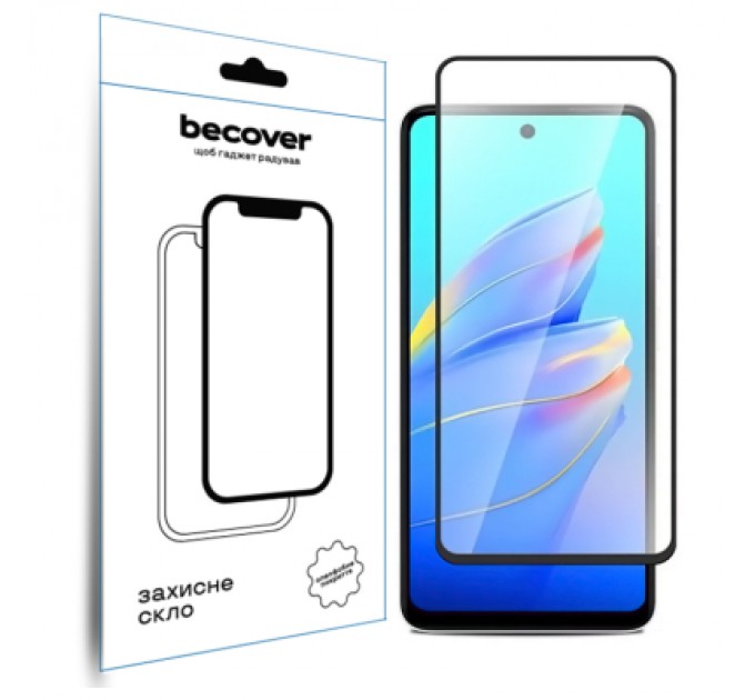 BeCover Скло захисне BeCover Tecno Camon 30 (CL6) Black (712499)