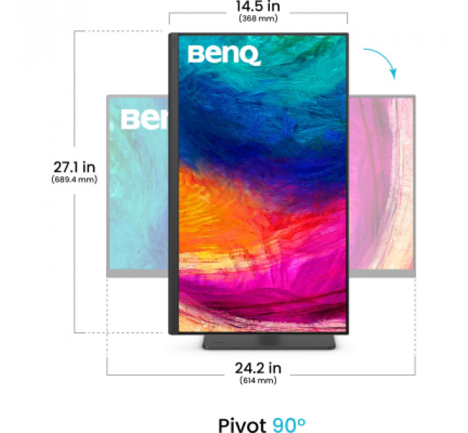 Монітор BenQ PD2706QN Grey