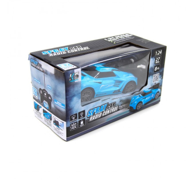 Sulong Toys Радіокерована іграшка Sulong Toys Spray Car – Sport (блакитний, 1:24, світло, функція туман) (SL-354RHBL)