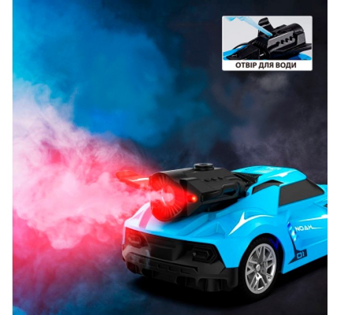 Sulong Toys Радіокерована іграшка Sulong Toys Spray Car – Sport (блакитний, 1:24, світло, функція туман) (SL-354RHBL)