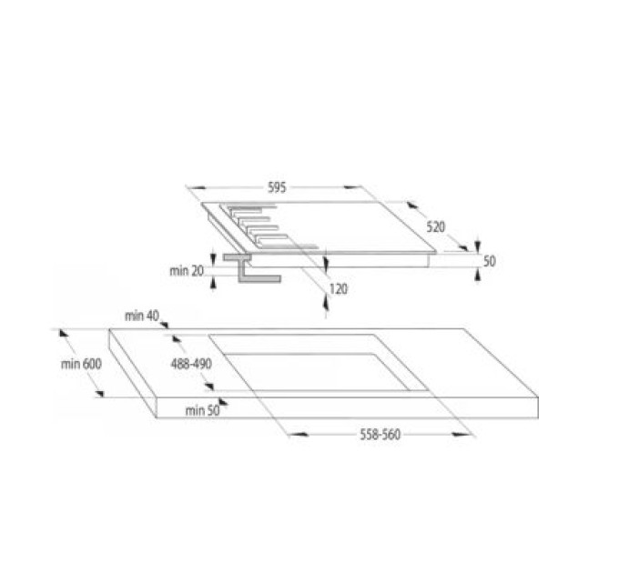 Gorenje Варочна поверхня Gorenje GCI691BSC