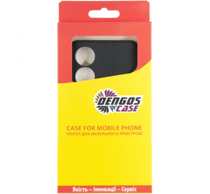 Dengos Чохол до мобільного телефона Dengos Carbon ZTE Blade A34 (black) (DG-TPU-CRBN-220)