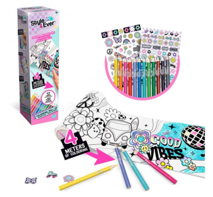 Canal Toys Набір для творчості Canal Toys DIY Style 4 Ever Cкрапбукінг - Розмальовка (OFG288)