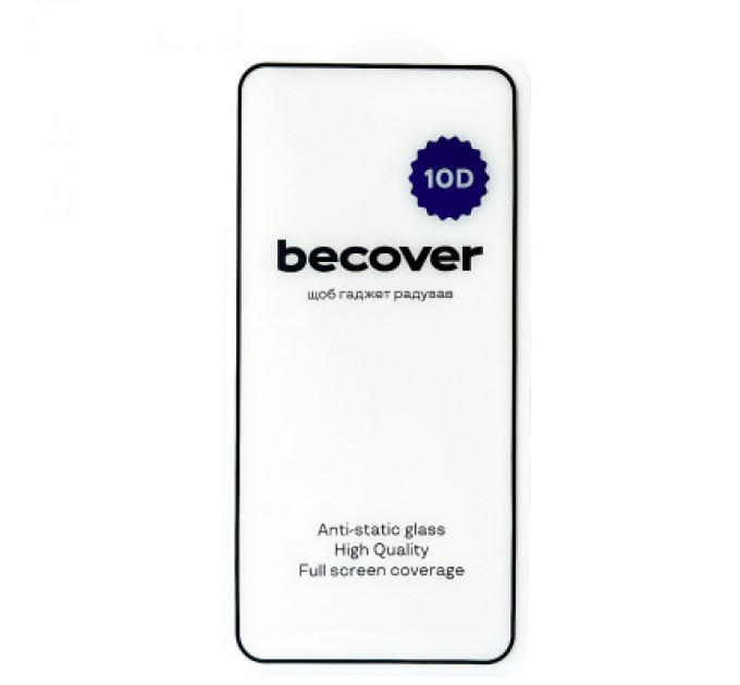 BeCover Скло захисне BeCover Poco F6 Pro 10D Black (712586)
