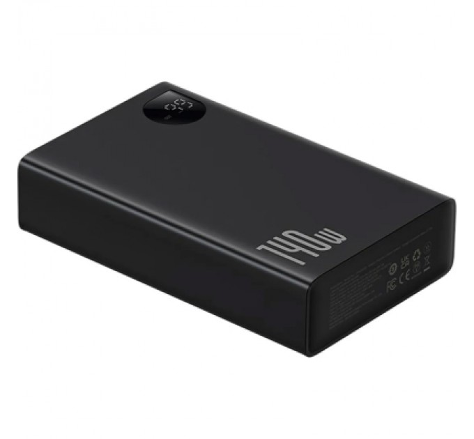 Baseus Батарея універсальна Baseus Adaman Metal Digital Display 24000mAh 140W, Black (P10021508113-00) (P10021507112-02)