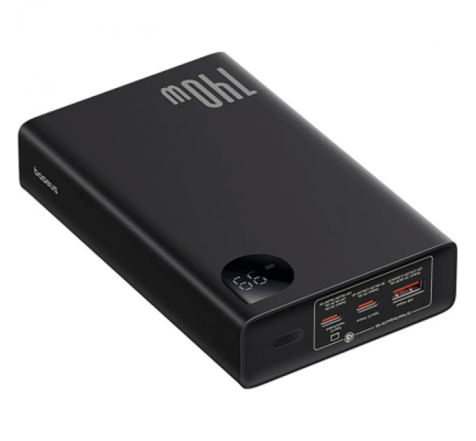 Baseus Батарея універсальна Baseus Adaman Metal Digital Display 24000mAh 140W, Black (P10021508113-00) (P10021507112-02)