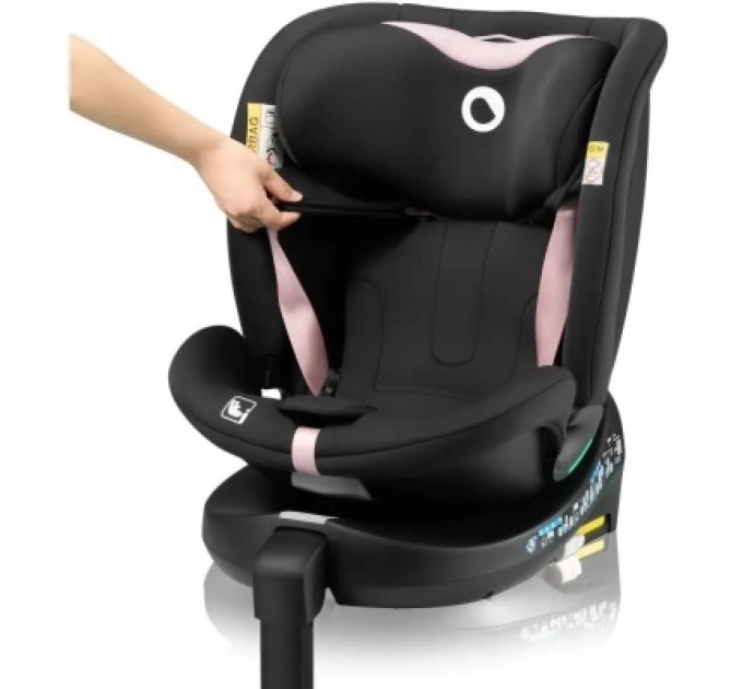 Lionelo Автокрісло Lionelo Navy I-Size Black Pink (LO-NAVY I-SIZE BLACK PINK)