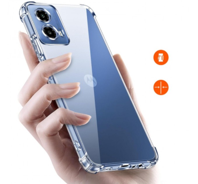 BeCover Чохол до мобільного телефона BeCover Anti-Shock Motorola Moto G35 Clear (712779)