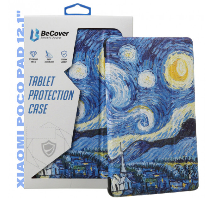Чохол до планшета BeCover Smart Case Xiaomi Poco Pad 12.1" Night (711575)