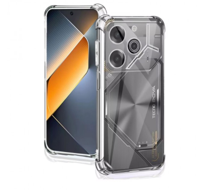 BeCover Чохол до мобільного телефона BeCover Anti-Shock Tecno POVA 6 (LI7) Clear (712784)