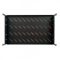 Полка 19" Hypernet 1U глиб. 300мм, в шкафи глибиною 450мм, колір чорний (U-FS-45-Black)
