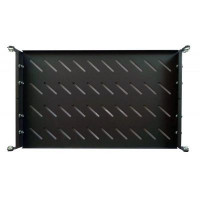 Полка 19" Hypernet 1U глиб. 300мм, в шкафи глибиною 450мм, колір чорний (U-FS-45-Black)