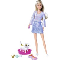 Лялька Simba набір Штеффі Вагітна кішка з 2 котенятами та аксесуарами (5733651)