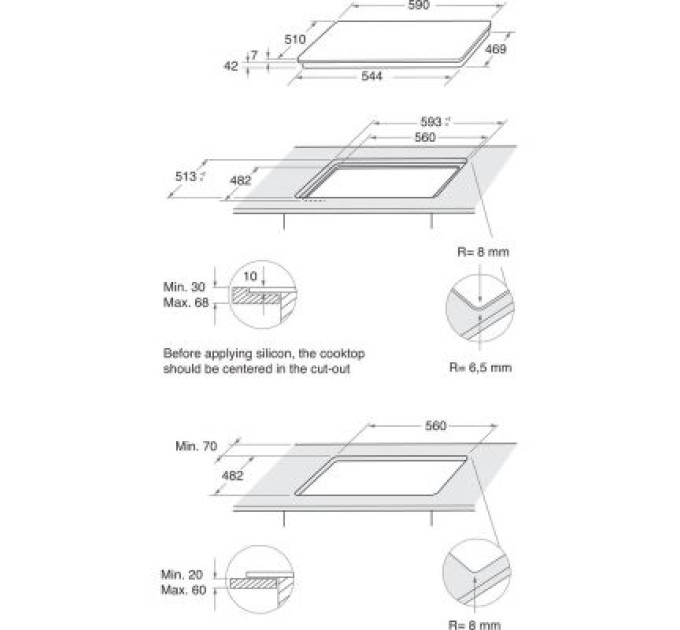 Whirlpool Варочна поверхня Whirlpool GOB616/NB