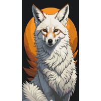 Картина по номерам ArtCraft Полярний лис 40х80 см (11545-AC) Картина по номерам ArtCraft Полярний лис 40х80 см (11545-AC)