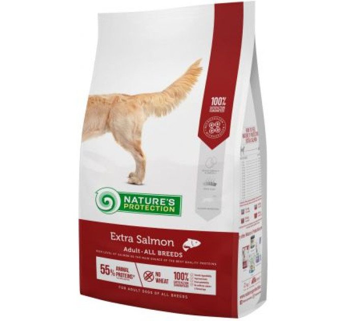 Сухий корм для собак Nature's Protection Extra Salmon Adult All breeds 12 кг (NPS45752)