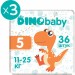 Dino Baby Підгузки Dino Baby Розмір 5 (11-25 кг) 108 шт (3 пачки по 36 шт) (2000998941246)