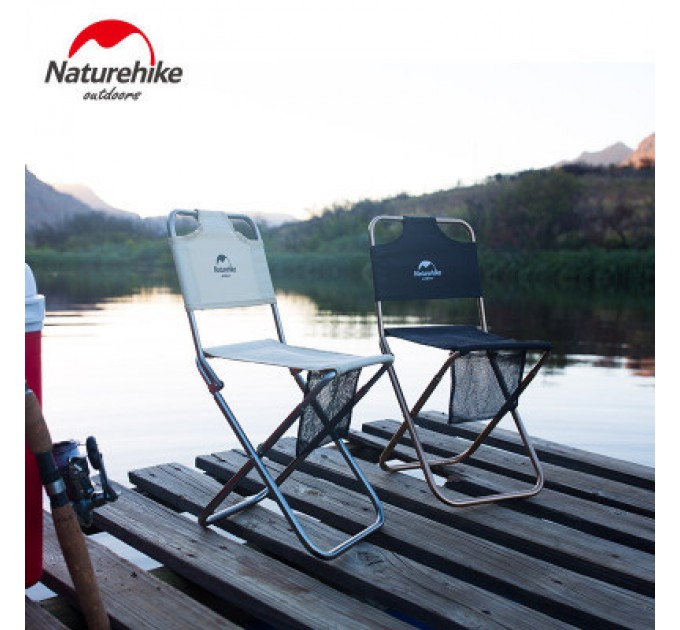 Стілець складаний Naturehike MZ01 NH18M001-Z чорний (6927595733806)