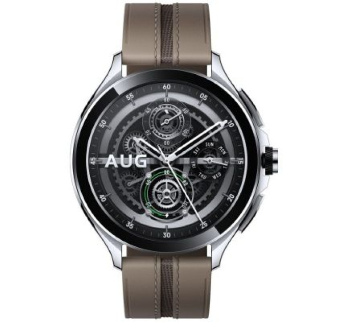 Xiaomi Смарт-годинник Xiaomi Watch 2 Pro Bluetooth Silver Case with Brown Leather Strap (1006733)
