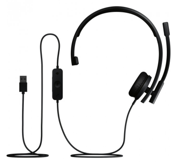 Навушники Logitech H570e Corded for Business Mono Teams USB-A Black (981-001426)