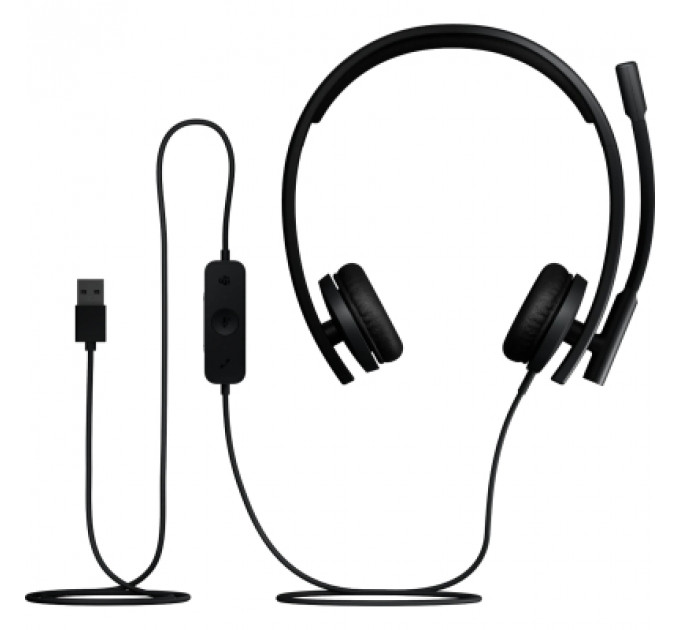 Навушники Logitech H570e Corded for Business Stereo Teams USB-A Black (981-001430)