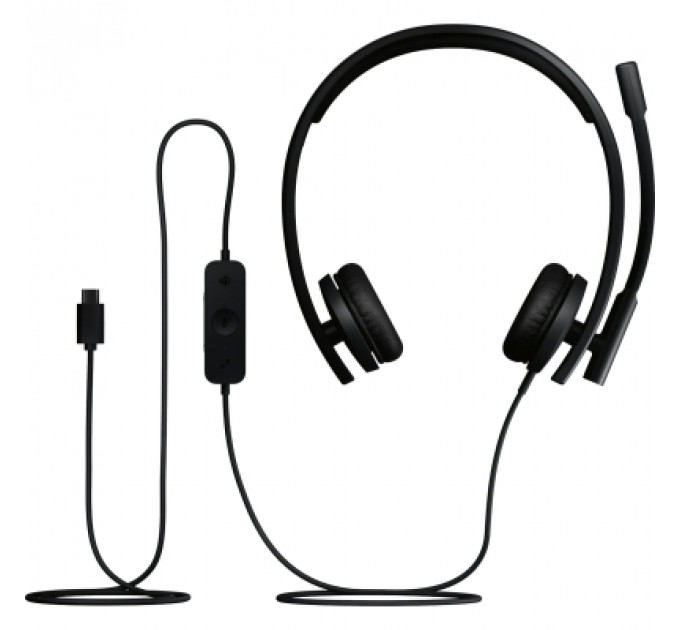 Навушники Logitech H570e Corded for Business Stereo Teams USB-C Black (981-001431)