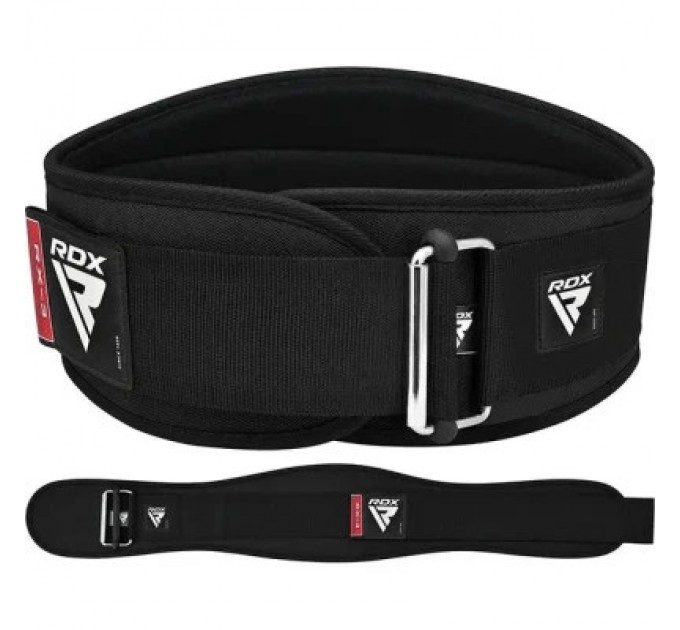 RDX Атлетичний пояс RDX RX3 EVA Curve неопреновий Black XL (WBE-RX3B-XL)