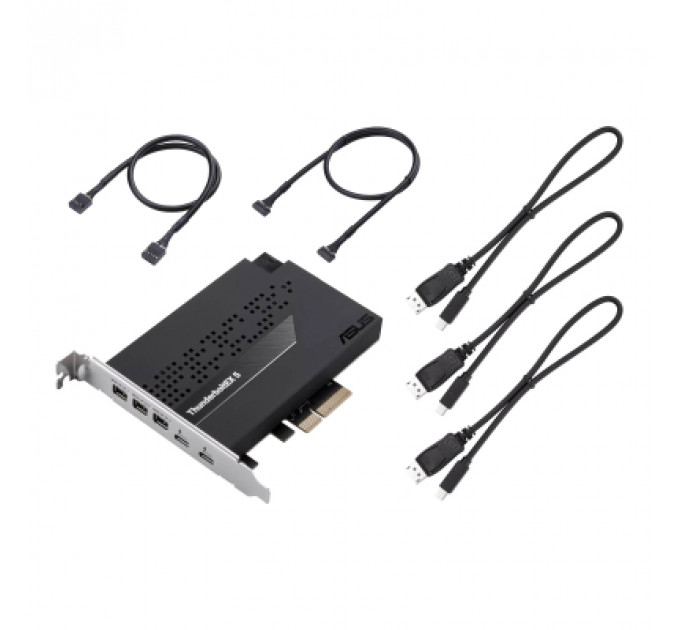 Плата розширення ASUS ThunderboltEX 5 USB Type-C PCIe 4.0 X4 Expansion Card (90MC0E50-M0EAY0)