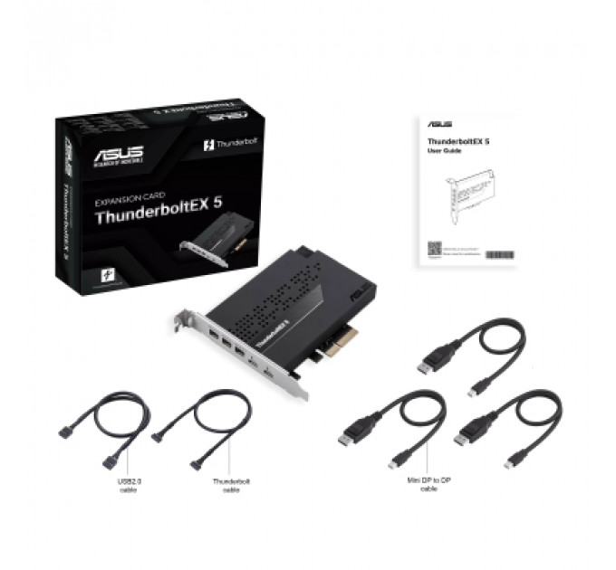 Плата розширення ASUS ThunderboltEX 5 USB Type-C PCIe 4.0 X4 Expansion Card (90MC0E50-M0EAY0)