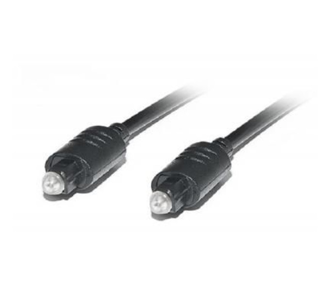 REAL-EL Кабель мультимедійний Optical Toslink M-M 1m black REAL-EL (EL123500036)