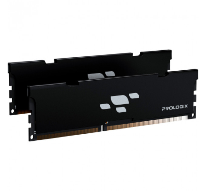 Модуль пам'яті для комп'ютера DDR4 16GB (2x8GB) 3200 MHz Black Prologix (PRO16GB3200B4K)