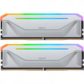 Модуль пам'яті для комп'ютера DDR5 32GB (2x16GB) 5200 MHz NOX RGB Silver Apacer (AH5U32G52C522NWAA-2)