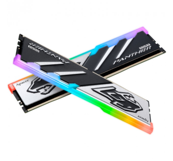 Модуль пам'яті для комп'ютера DDR5 32GB (2x16GB) 6000 MHz Panther RGB Apacer (AH5U32G60C5129BAA-2)